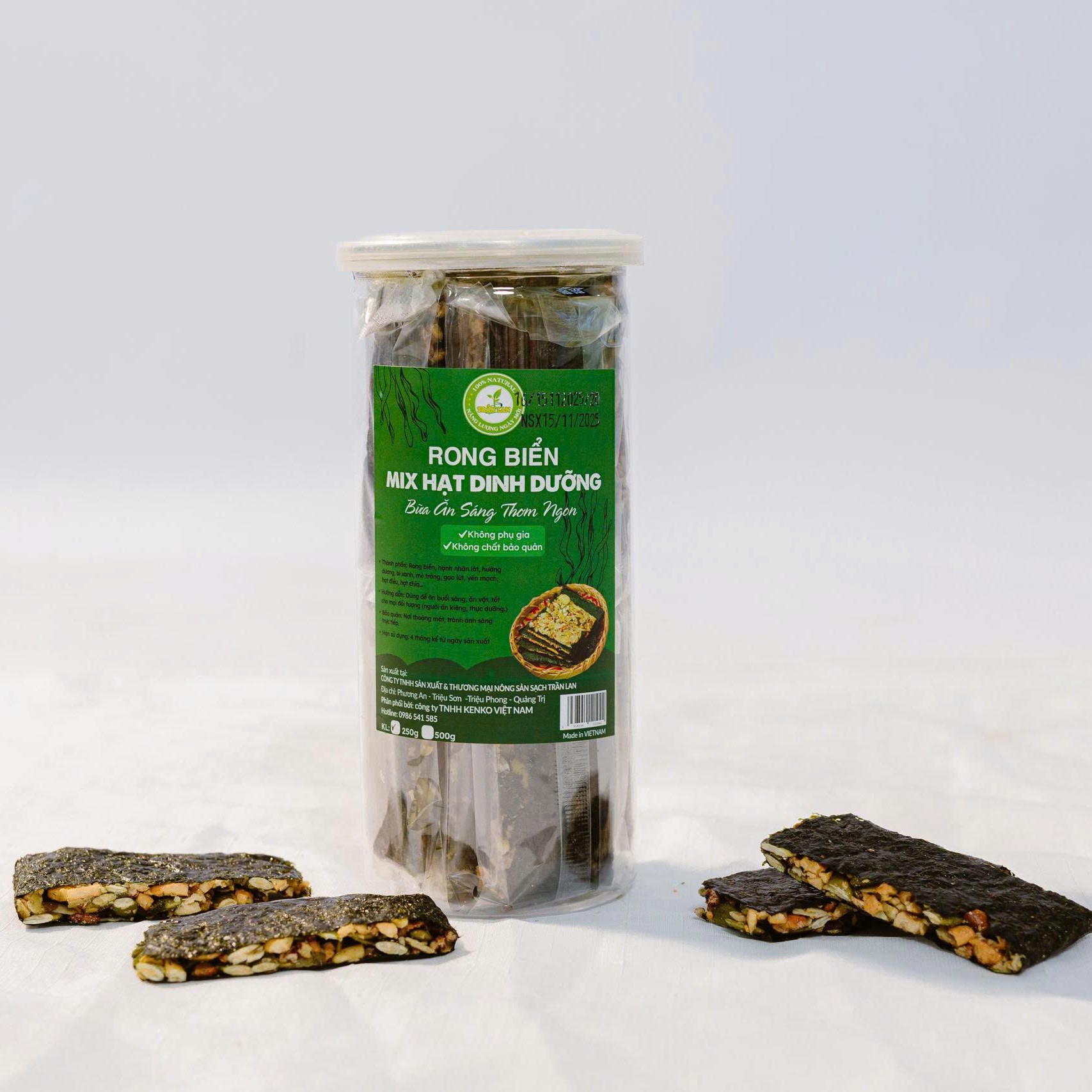 Rong biển mix hạt dinh dưỡng – Hộp 250G/500G