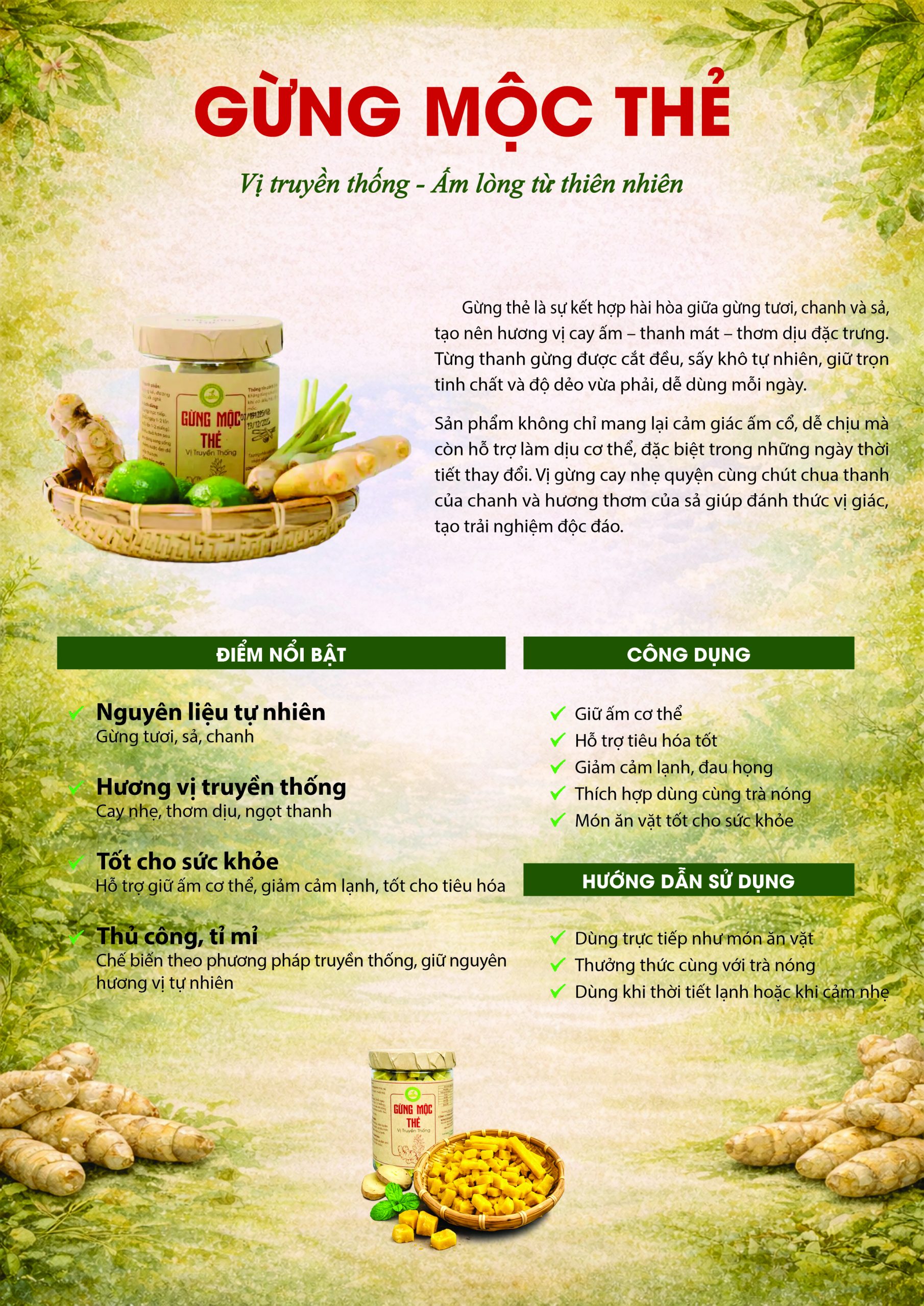 GỪNG MỘC THẺ
